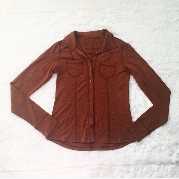 Prana Tops - Like New Prana Rust Orange Button Down